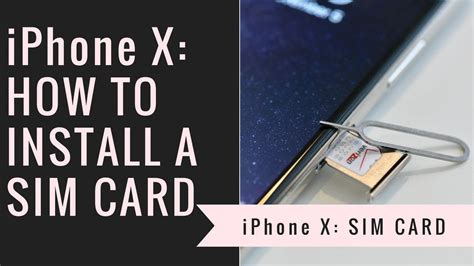 sim card for iPhone X